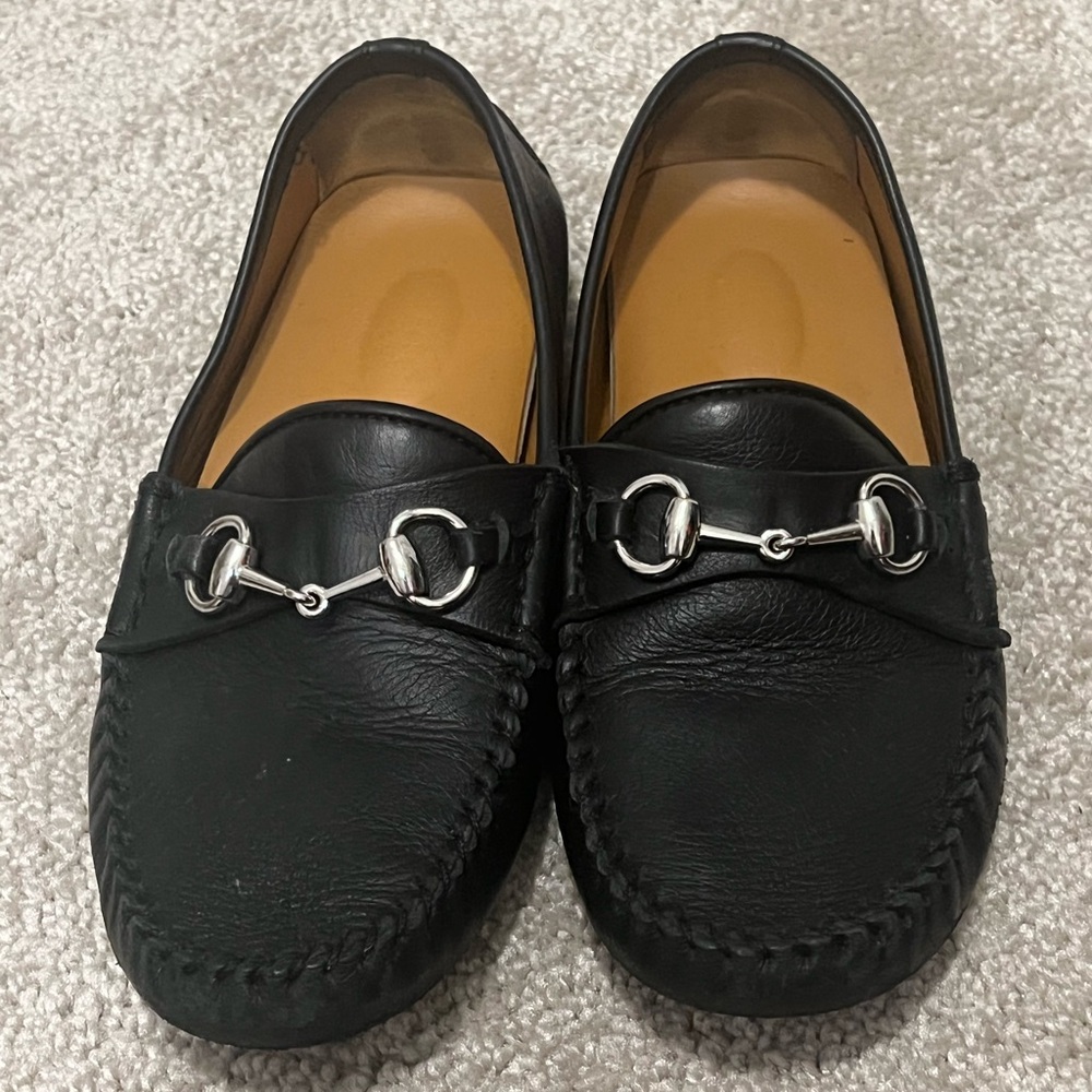 Gucci shoes for boys black color size 29